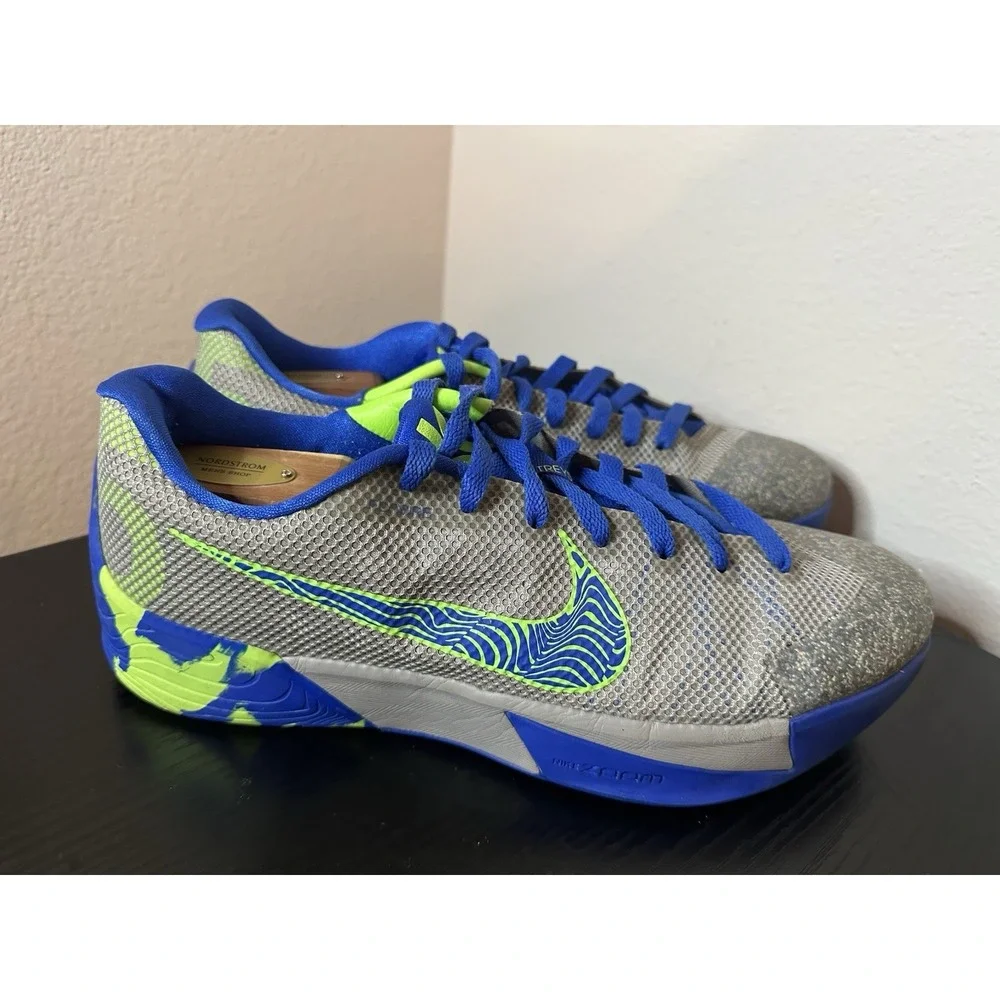 Nike KD Trey 5 II Version Gray Blue Green Size 11.5 653657-043 Basketball Shoes